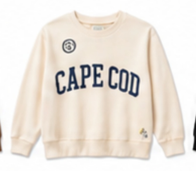 Cape Cod printed crewneck sweatshirt