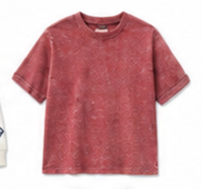 Washed classic crewneck t-shirt